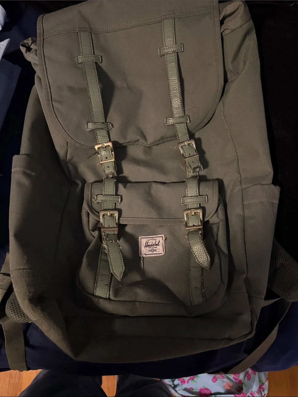 Men’s Olive Green Backpack